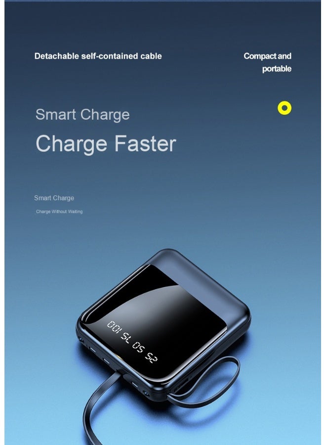 شاحن محمول سعة 20000 مللي أمبير مزود بكابل صغير ومريح وعالي السعة - Image 3