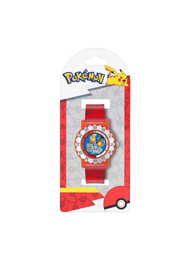 Disney Boys Analog Round Shape Silicon Wrist Watch - POK4194 - 33 Millimeter