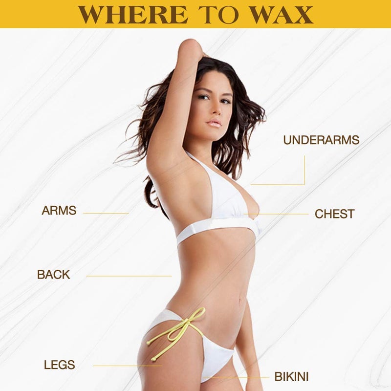 GiGi Hair Removal Wax Strips for Body - Pre-Waxed with GiGi All-Purpose Honee Formula, Waxing Kit For Women, 12 Strips + After Wax Lotion - Image 5