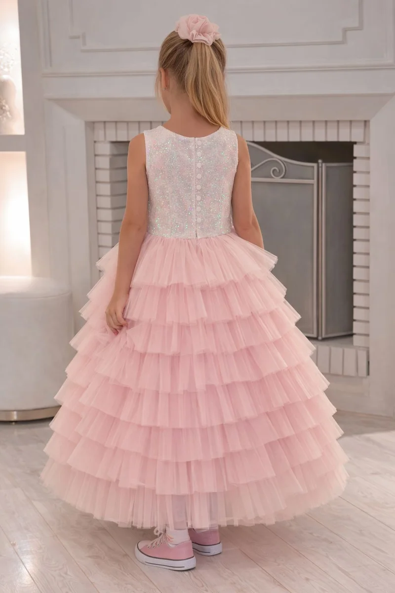 فيا بامبينو Sparkle Princess Dress (top&skirt) 23413