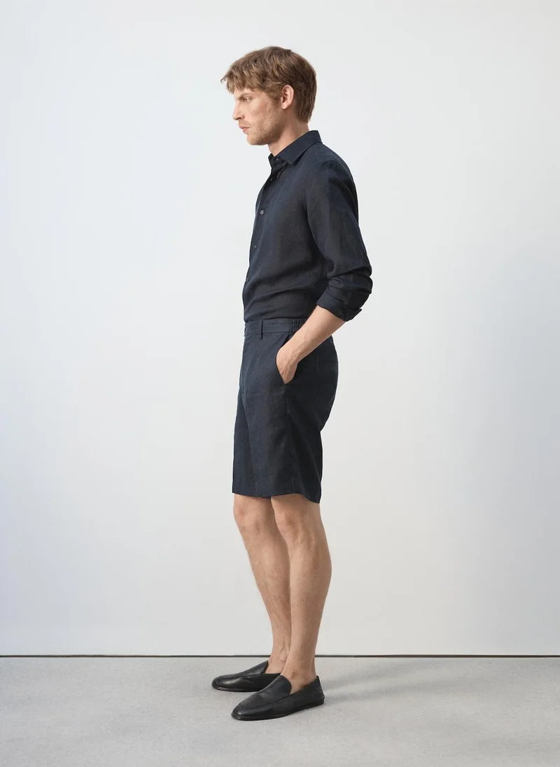 Mango Man 56-NAVY Shorts Antz for Men | Best Price UAE