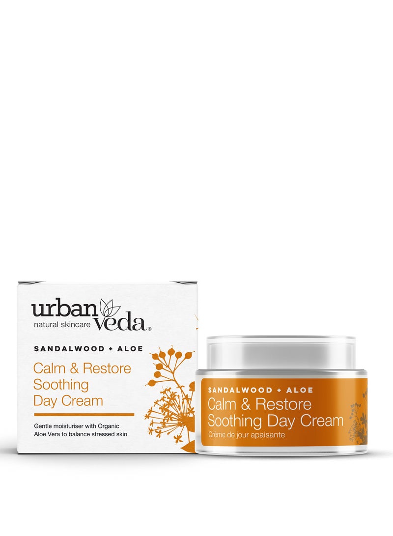urban Veda Urban Veda Soothing Aloe Vera and Sandalwood Day Cream Calm & Restore 50ml
