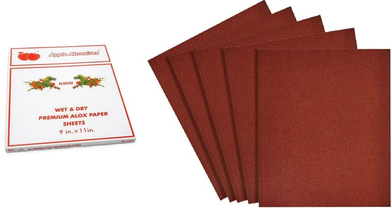 Sand Paper Abrasive Paper Kirin 120-Grit (50 Sheets)