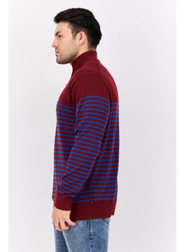 NAUTICA Men High Neck Stripe Long Sleeve Sweater, Multicolor  - Image 2