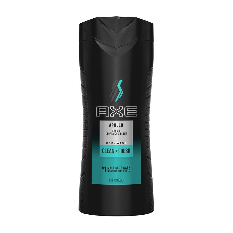 Axe Shower Gel, Apollo 16 oz (Pack of 2) - Image 1