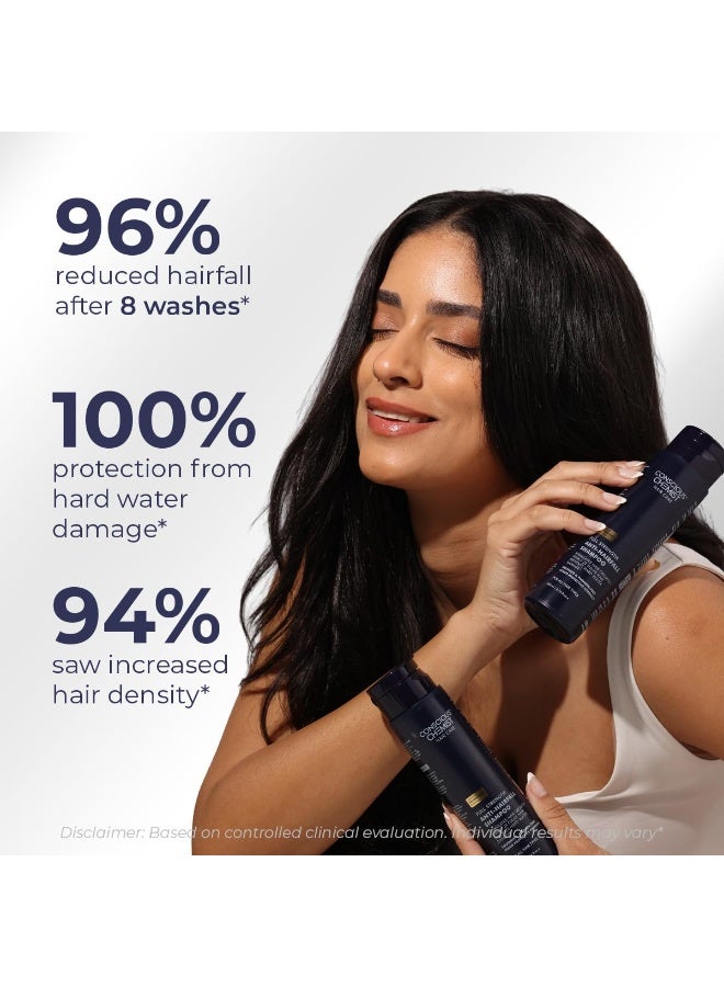 Conscious Chemist® Full Strength Anti-Hairfall Shampoo | Saw palmetto, Yeast Extract, Rosemary OIl & Keratin | 2x Hair Fall Control & Growth | Hard Water Safe | With StrandBoost™️ Technology | Paraben & SLS Free | For All Hair Types | Women & Men | 200ml (Pack of 2) - Image 2
