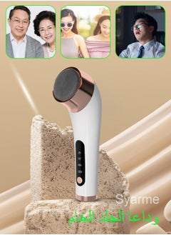 Syarme Electric Foot Callus Remover, Rechargeable Pedicure Kit Foot File, 4-Speed Speed Regulation with 2 grinding Roller Heads for Remove Cracked Heels Calluses and Hard Skin - White  - Image 4