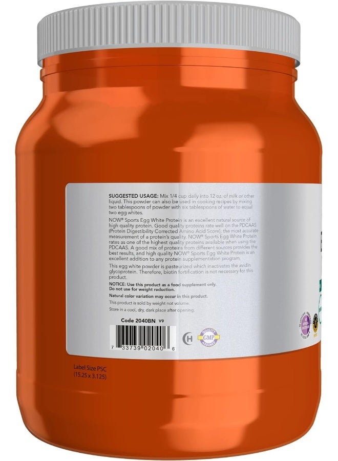 Now Foods - Eggwhite Protein Pure 1.2 Lbs. - Image 3