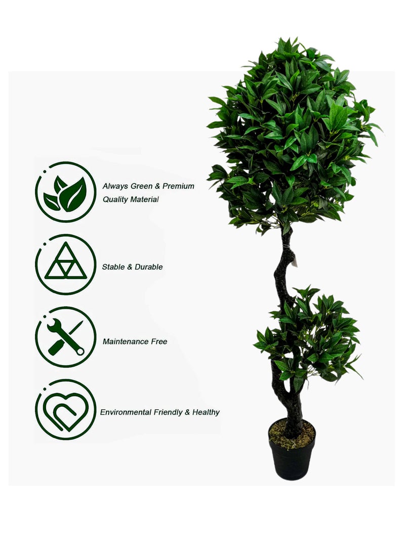 Living Artificial plant tree with pot 170cm  - Image 3