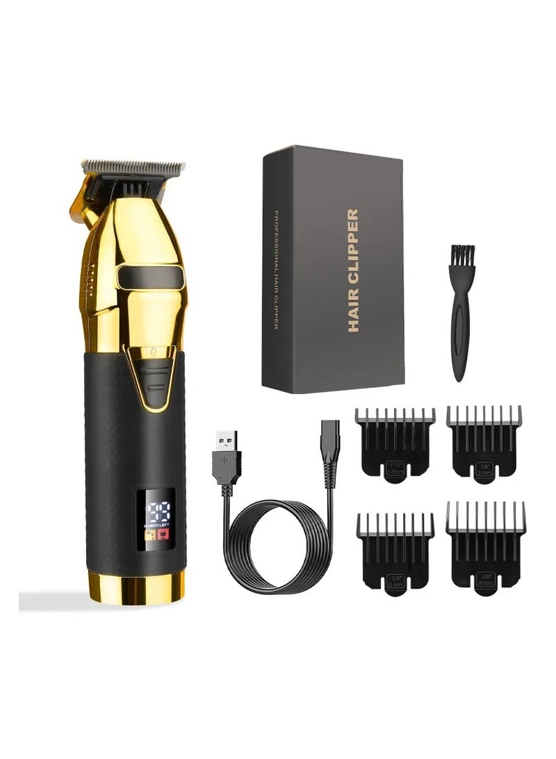 ارواق ماكينة قص الشعر الاحترافية الكهربائية الاحترافية، ماكينة حلاقة وتشذيب اللحية للرجال، ماكينة قص الشعر للرجال - Image 1