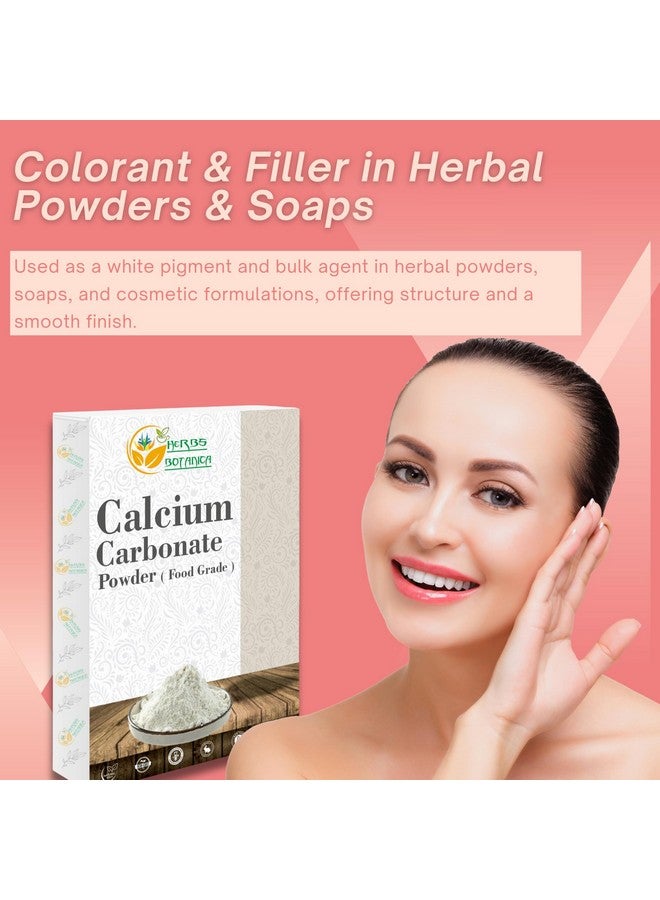 HERBS BOTANICA مسحوق كربونات الكالسيوم من هيربس بوتانيكا، مكمل غذائي من الدرجة الغذائية للطهي والخبز، مضاد للحموضة، معجون أسنان DIY 3.5 أونصة - Image 4