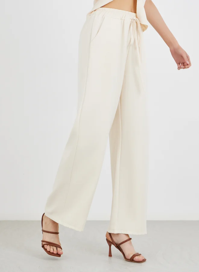 Take Two Take Two Buttoned Sleeveless Top and Pants Co-Ords