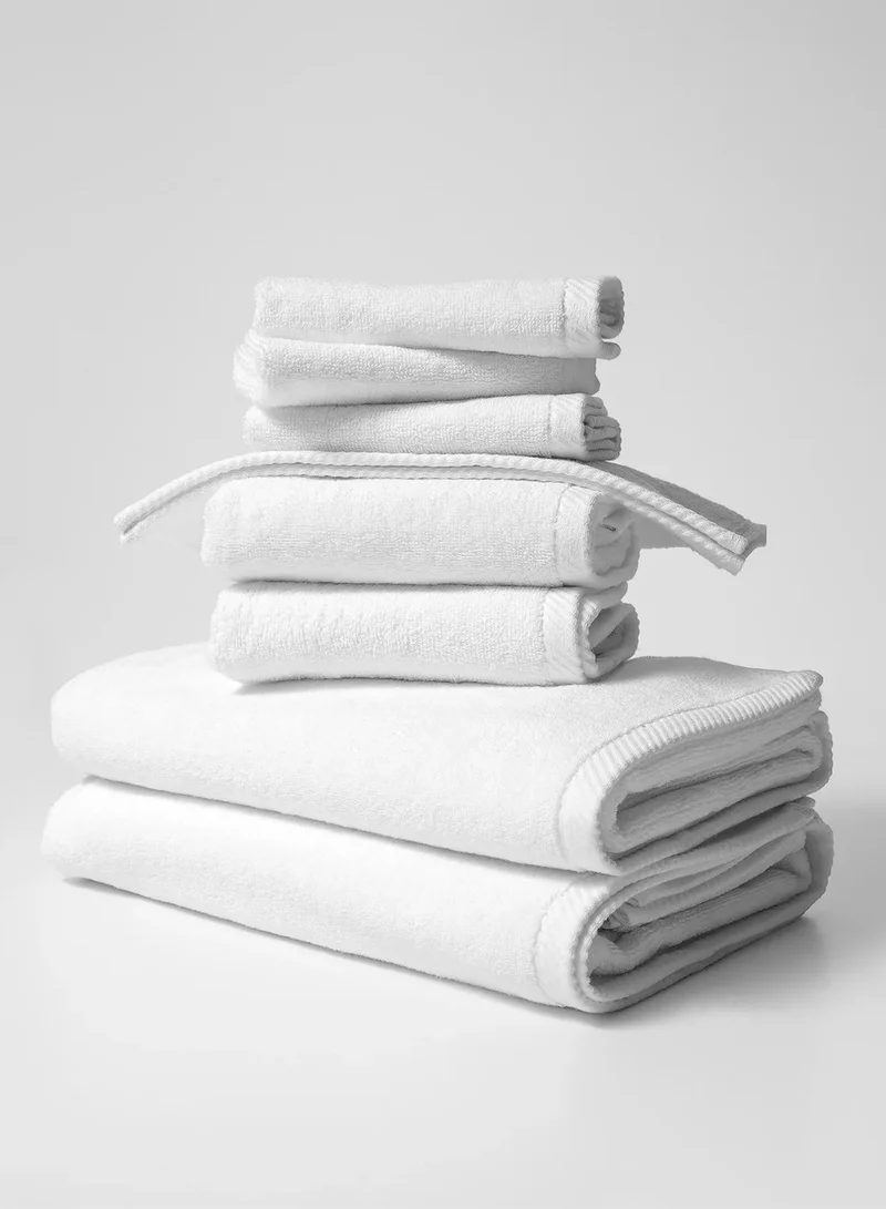 1Chase Premium SPA,GYM,POOL, SALOON Towels.100% Cotton Bath Towel Pack of 2 70x140Cm 650 GSM White