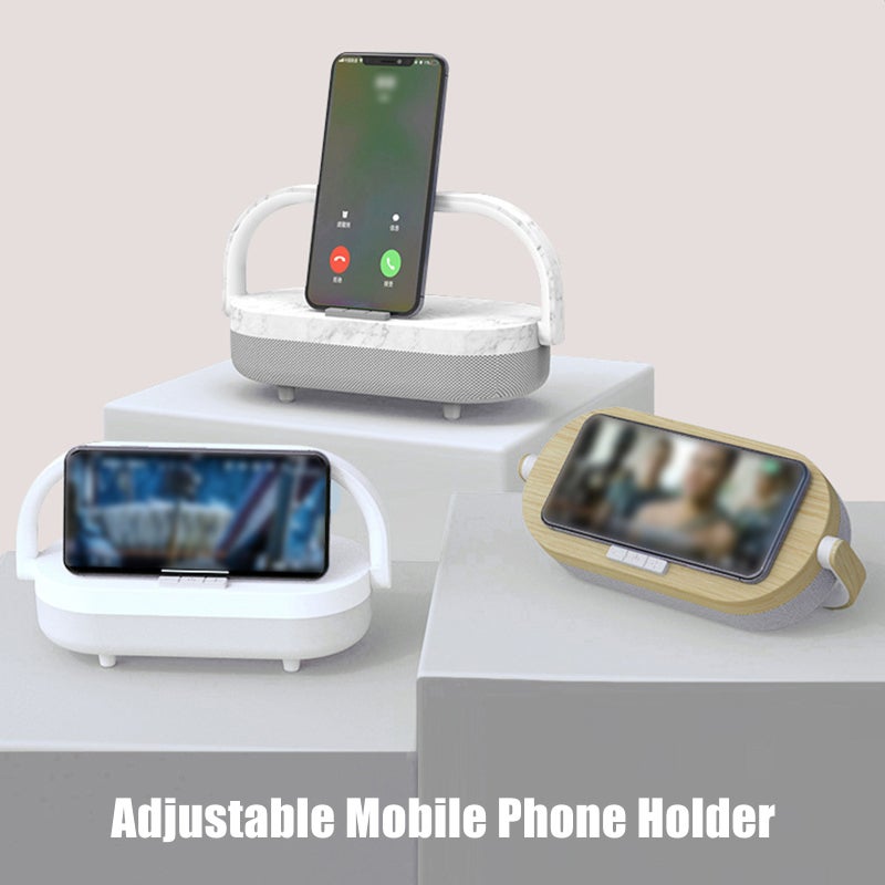 Cordless Charging Night Light 5000mAh Battery 270° Rotatable Bedside Lamp - Three Dimming Mobile Phone Holder for Bedroom - Image 4