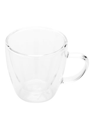 Forma 3 Ounce Small Glass Espresso Cups, 10 Double Wall Clear Shot Cups - Built-In Handle, Does Not Chip, Clear Glass Espresso Mugs, Rolled Rim, Microwavable - pzsku/ZA7A194C93CB1C8B8797FZ/45/1748264508/54ace472-5c12-4116-93b0-f6e4ef3e8bb7