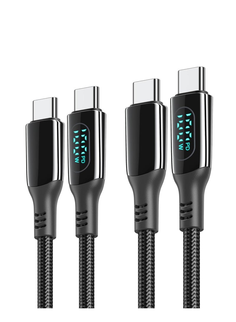 Terabyte USB C Cable 100W Fast Charging Nylon Braided Power Delivery PD Type C Compatible with iPhon - Image 1