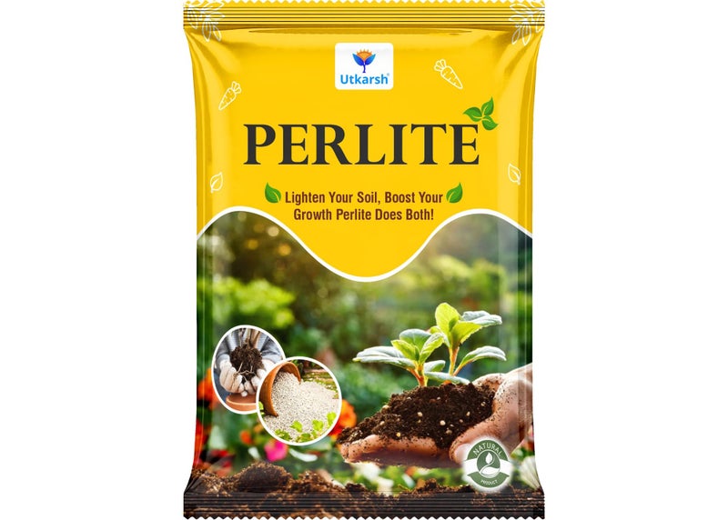 Utkarsh Perlite for Plants Growth, Home Terrace Garden, Indoor & Outdoor Plants, Hydroponics & Horticulture, Conditioner for Potting Soil Mix, Enhances Drainage & Aeration (250 gm; Pack of 1) - Image 1