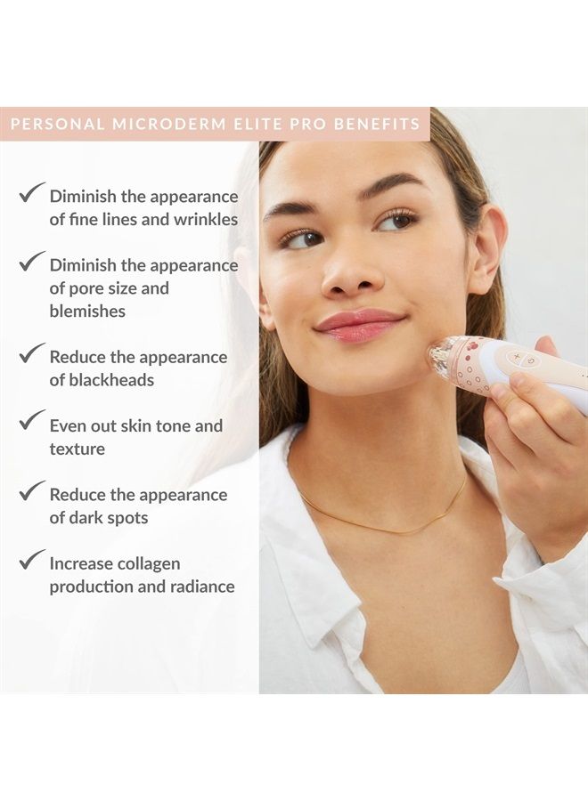 PMD Beauty PMD x Disney Minnie Mouse Personal Microderm Elite Pro - At-Home Microdermabrasion Machine for Face and Body - Exfoliating Crystals & Vacuum Suction for Fresh & Radiant Skin - TruTier Technology  - Image 1