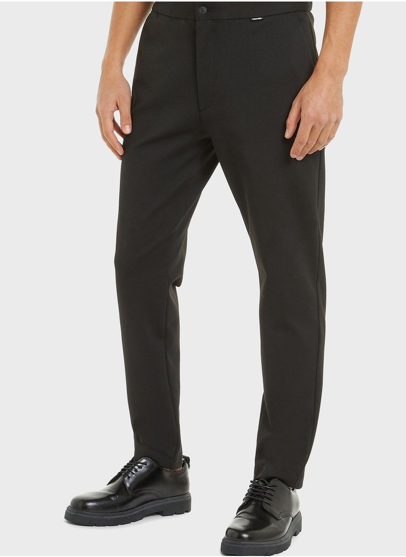 CALVIN KLEIN Comfort Knit Tapered Trousers  - Image 1