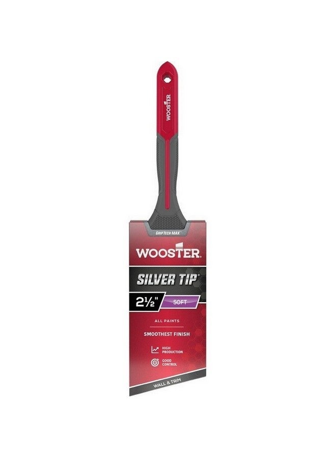 Wooster Silvertip Smoothest Finish Soft Angle Paint Brush Multicolour 2.5 Inch 0G52210024 - Image 1