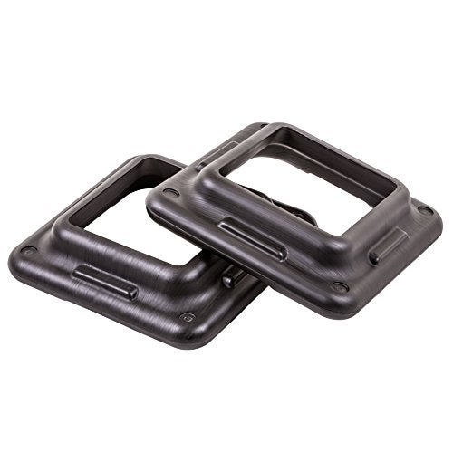 Freestyle STEP The Step (Made in the USA) Original Health Club Aerobic Step Risers in Black for Use with The Step Aerobic Platform – Health Club Size (2 count) - Image 1