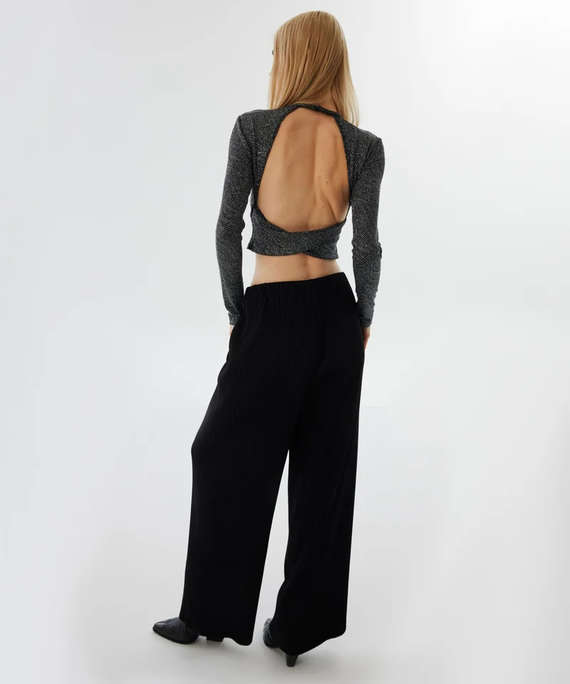 تويست Pleated Trousers