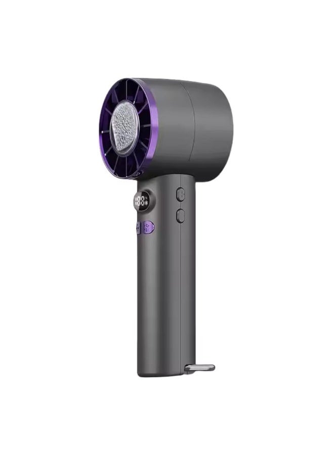 YD Portable Handheld Turbo Fan with Cold Compress, 15000RPM High Speed, Digital Display, Battery Operated Personal Mini Cooling Fan - Image 1