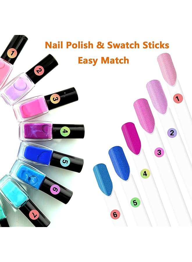 erorex 1 To 300 Round Reflective Laser Number Stickers 10 Set Self Adhesive Label Stickers Inventory Storage Organizing Sticker For Diy Craft Marking Numbering Manicure Tool 50Pcs 10Mm - Image 2