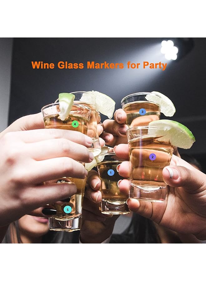 erorex 1 To 300 Round Reflective Laser Number Stickers 10 Set Self Adhesive Label Stickers Inventory Storage Organizing Sticker For Diy Craft Marking Numbering Manicure Tool 50Pcs 10Mm - Image 4