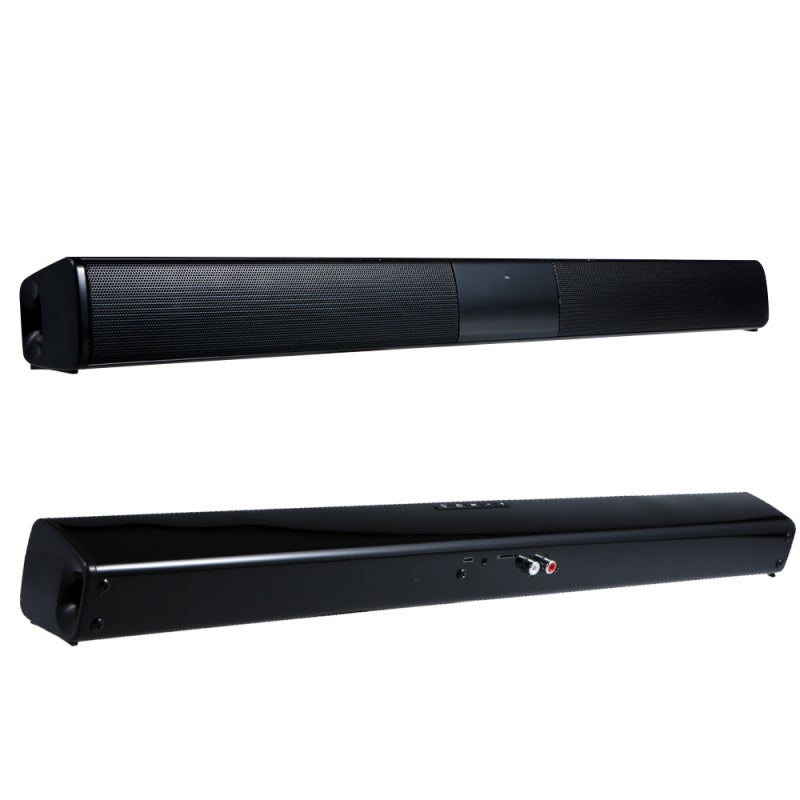 Wireless BT Soundbar: 4 Speakers With 3D Stereo Surround Sound - Built-In DSP Noise-Clear Processor Portable Soundbar for Indoor Outdoor Wireless Audio Play - Image 5
