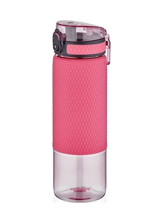 Uzspace 5056 Tritan Plastic Water Bottle, 500 ml Capacity, Pink - Image 1