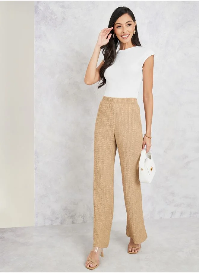 Styli Straight Fit Textured Legging