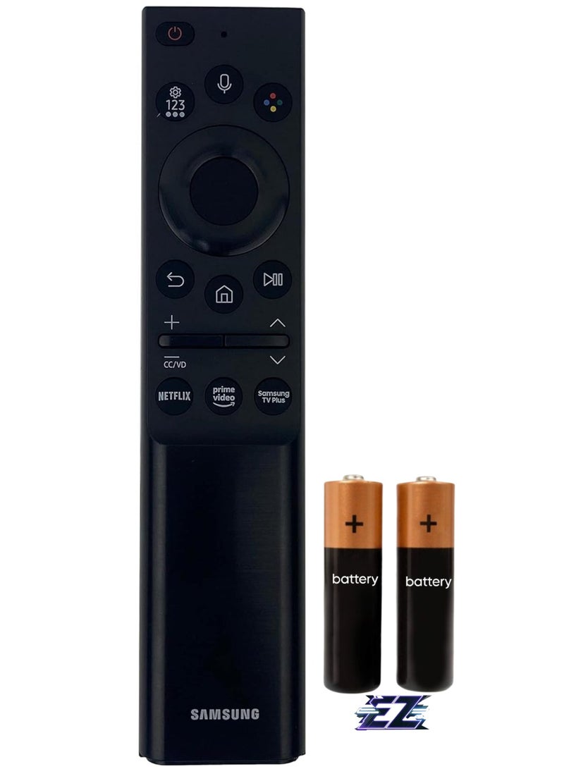 ELTRAZONE Voice Remote Control BN59-01363M for Samsung Smart LCD LED HDTV Includes Netflix, Prime Video Shortcuts, Samsung TV QN50QN90AAFXZA, QN55LS03AAFXZA, QN55QN90AAFXZA, QN60Q60AAFXZA with battery - Image 1