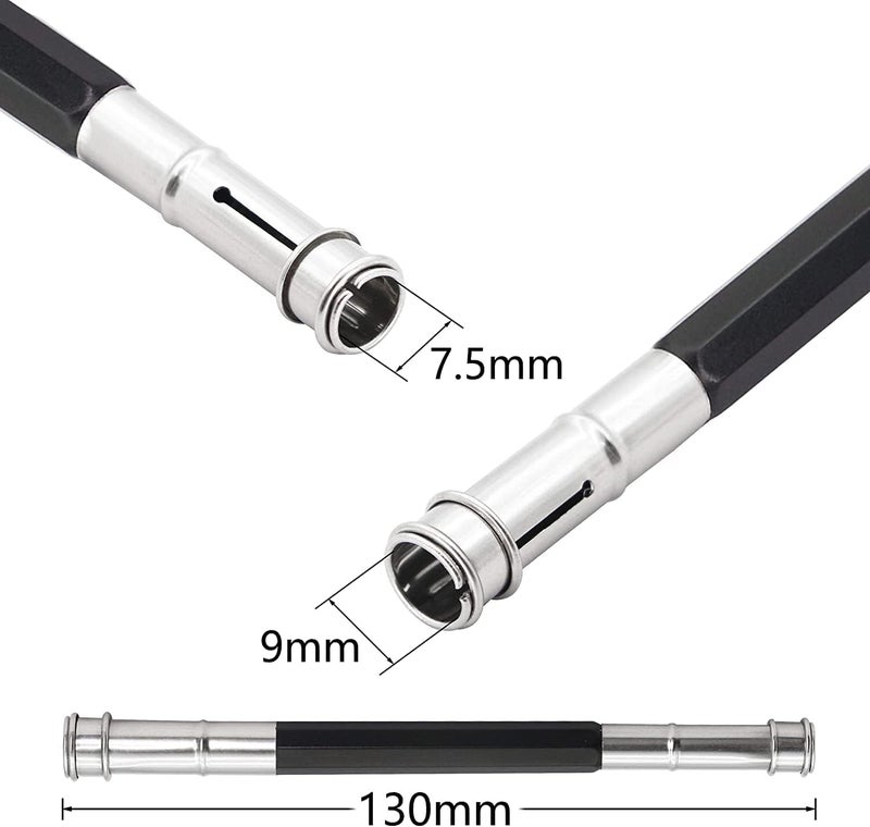 KRAFTMASTERS®Adjustable Pencil Extender Holder School Office Sketch Art Writing Tools Delicate Dual Head For Kids Writing Gift (1) - Image 3