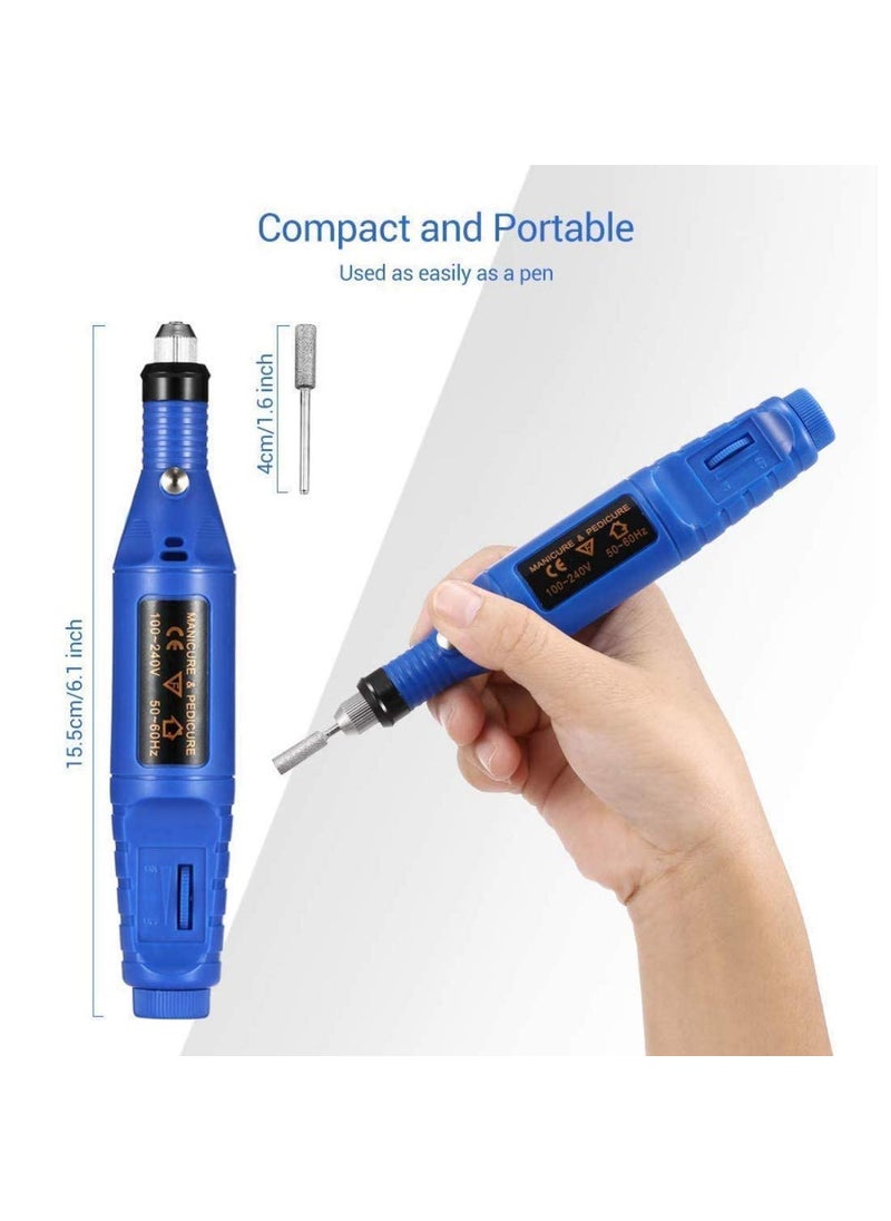 DIY Crafts DIY Crafts 2 Sets, Drill Machine + 30x Diamond_Burrs_Adopter, Electric Pen Shape Drill Metal Polishing Machine with Adjustable Speed (Only(2 Sets, Drill Machine + 30x Diamond_Burrs_Adopter)  - Image 3