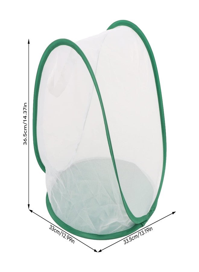Kadimendium Butterfly Habitat Cage, Dense Mesh Foldable Mesh Cage Good Airflow Convenient Handle for Feeding - Image 3