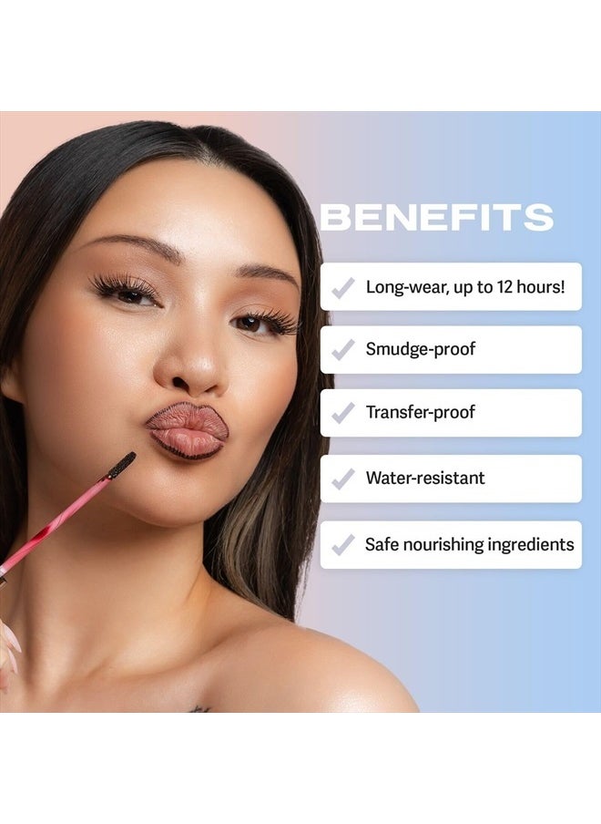 Sacheu - Lip Liner Stay-N - Peel Off Lip Liner Tattoo, Peel Off Lip Stain, Long Lasting Lip Stain Peel Off, Infused with Hyaluronic Acid & Vitamin E, For All Skin Types, Deep Bundle - Image 1