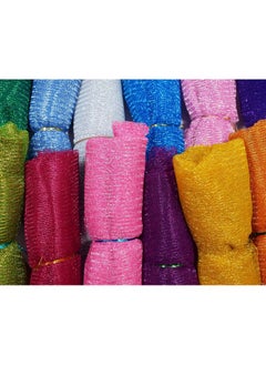 Asian Hobby Crafts Asian Hobby Crafts Flower Mesh Net Fabric 7 Meters, Flower Mesh for Flower Bouquet, Trousseau Packing, Fabric for Gift Wrapping, Party Hall Decor, Sweet Boxes, Gift Decoration Silver Color (7 Meters)  - Image 3