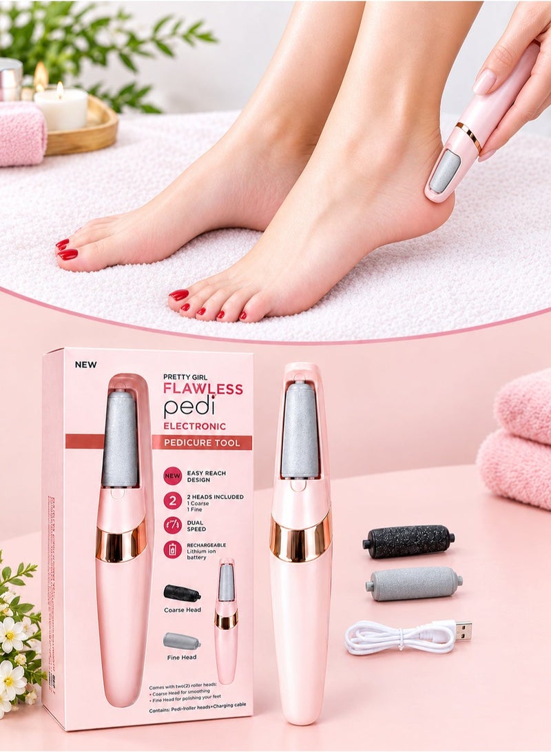 Velora SS Velora Electric Foot Callus Remover, Rechargeable Pedicure Wand Tool, Smooth Electronic Foot File for Feet Care, Removes Dry Hard & Dead Skin, Ideal Gift for Women & Men - Image 2