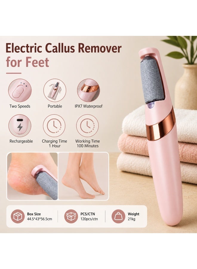 Velora SS Velora Electric Foot Callus Remover, Rechargeable Pedicure Wand Tool, Smooth Electronic Foot File for Feet Care, Removes Dry Hard & Dead Skin, Ideal Gift for Women & Men - Image 3