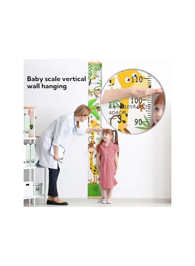 The Bros Height Chart Wall Decal for Kids, Hanging Ruler Wall Decals for Boys Girls, Vertical Wall Hanging Height Wall Chart, Removable Measure Wall Ruler for Children Nursery Room Decoration - Image 4
