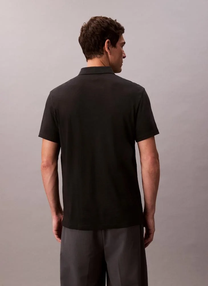 CALVIN KLEIN Cotton Short Sleeve Polo