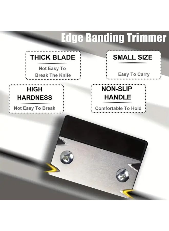 2pcs Upgraded Mini Edge Binding Trimmer Cutter With Stainless Steel Blade - Image 2