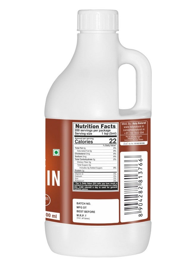Holy Natural - The Wonder of World Holy Natural - The Wonder of World Vegetable Glycerin (1000ml), Non-GMO, Kosher, Food Grade/Cosmetic Grade, For Skin, Hair, Crafts, and Soap Base Oil. - Image 2