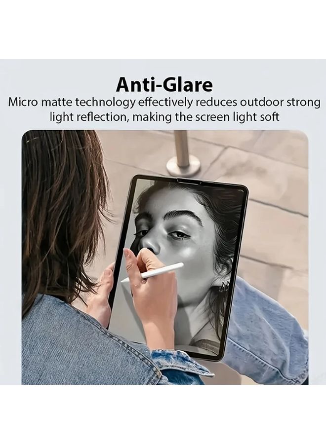 Anti Glare Matte Paper Film For iPad Pro 12 9 Inch 3 Pack Anti Fingerprint Touch Sensitive 4H Hardness Paper Like Finish - Image 4