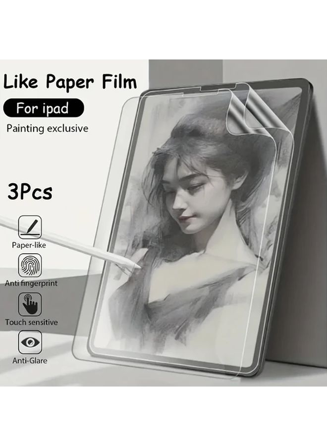 Anti Glare Matte Paper Film For iPad Pro 12 9 Inch 3 Pack Anti Fingerprint Touch Sensitive 4H Hardness Paper Like Finish - Image 1