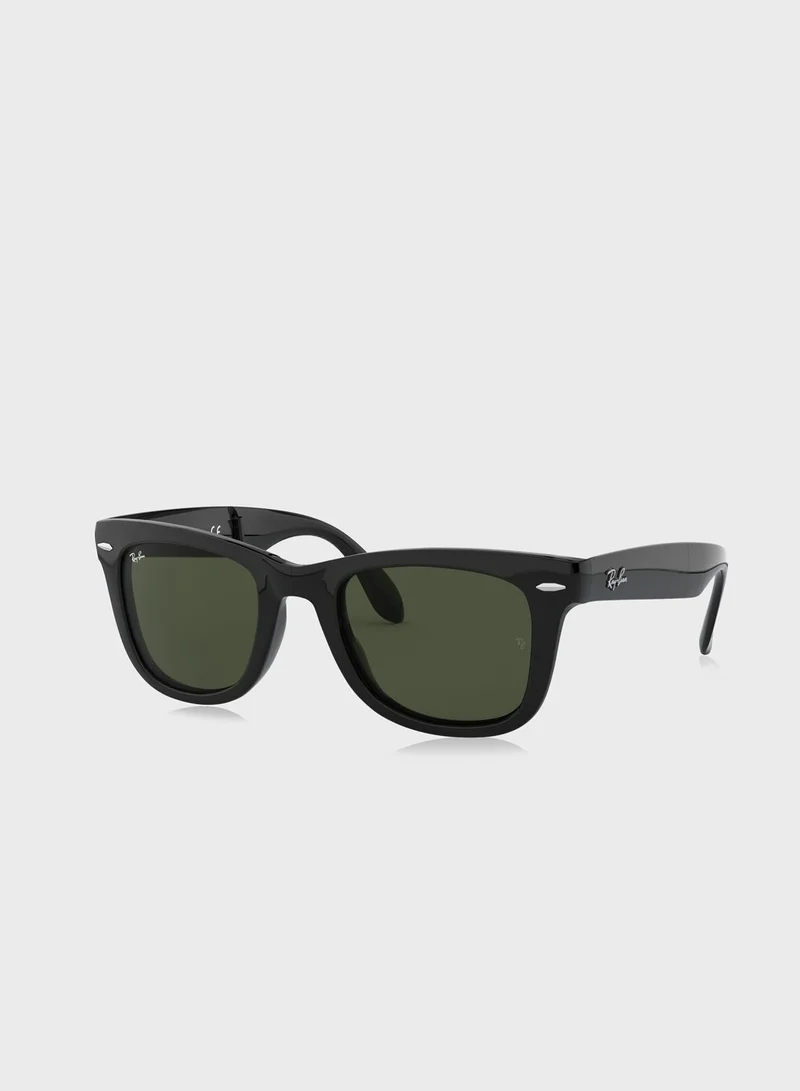 Ray-Ban 0RB4105 Wayfarer Folding Classic Sunglasses