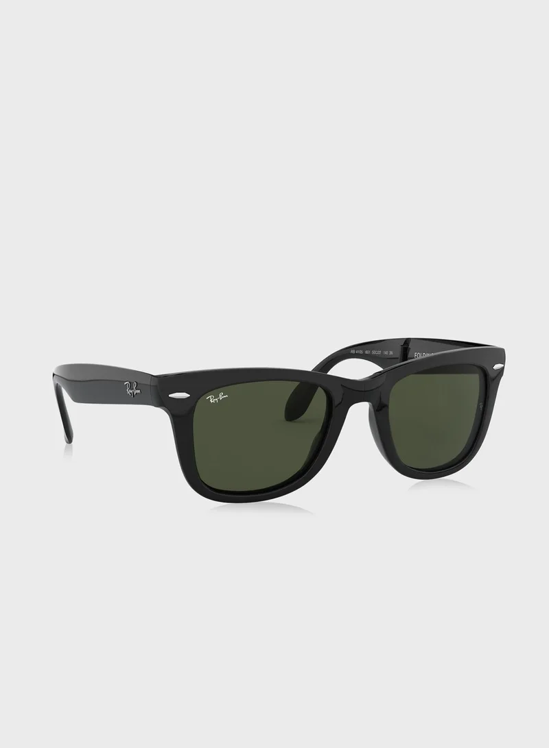 Ray-Ban 0RB4105 Wayfarer Folding Classic Sunglasses