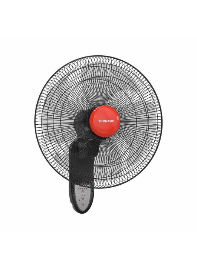 Tornado 18-inch 4-blade wall fan with remote control, black EPS-18R - Image 2