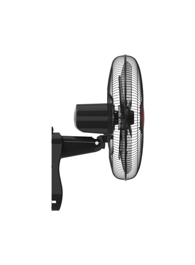 Tornado 18-inch 4-blade wall fan with remote control, black EPS-18R - Image 5